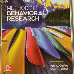 Methods in behavioral research